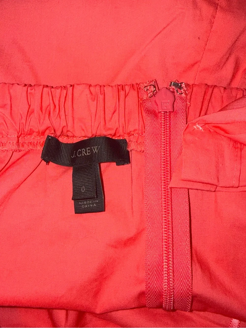 J. Crew Women’s One-Shoulder Coral Pink Blouse with Bow